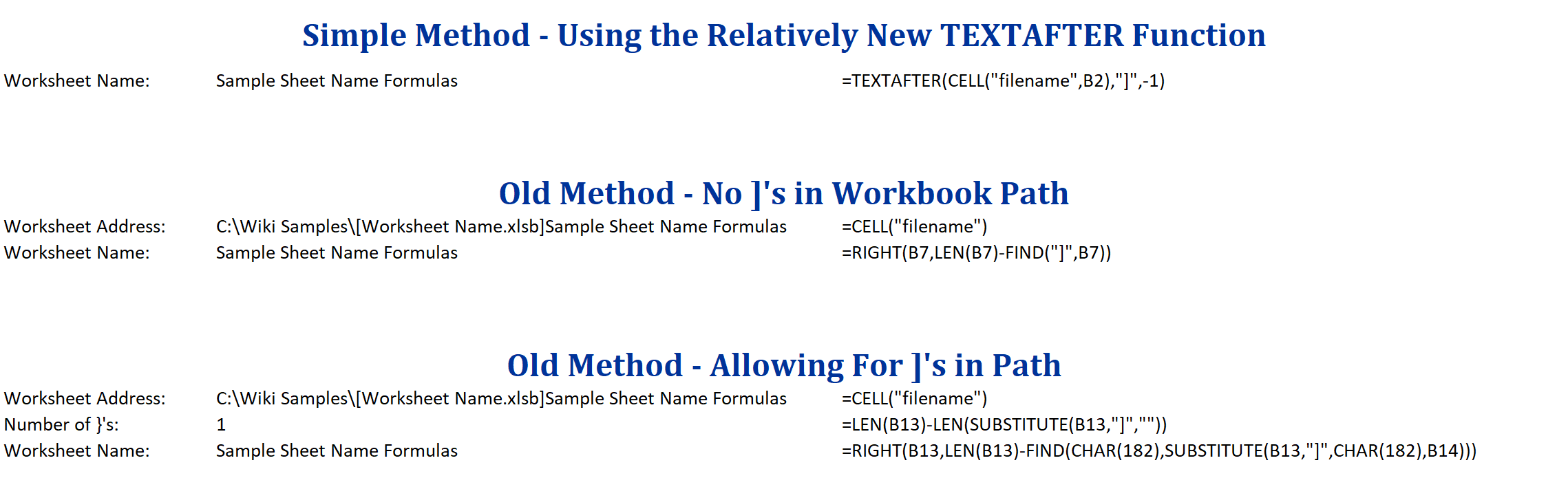Screenshot showing the above formulas in the sample workbook.